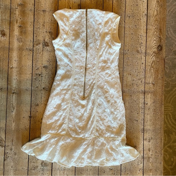 Vintage 90s Cache White Lace Dress - Size 4 | Romantic & Timeless - Picture 2 of 9